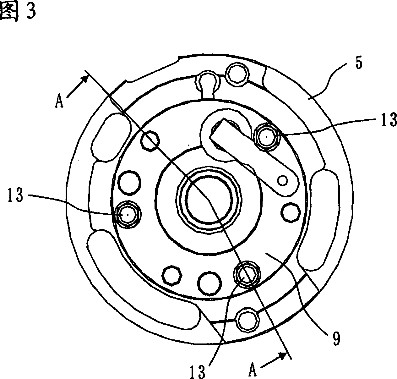 Double-cylinder rotary sealing type compressor and manufacturing method thereof