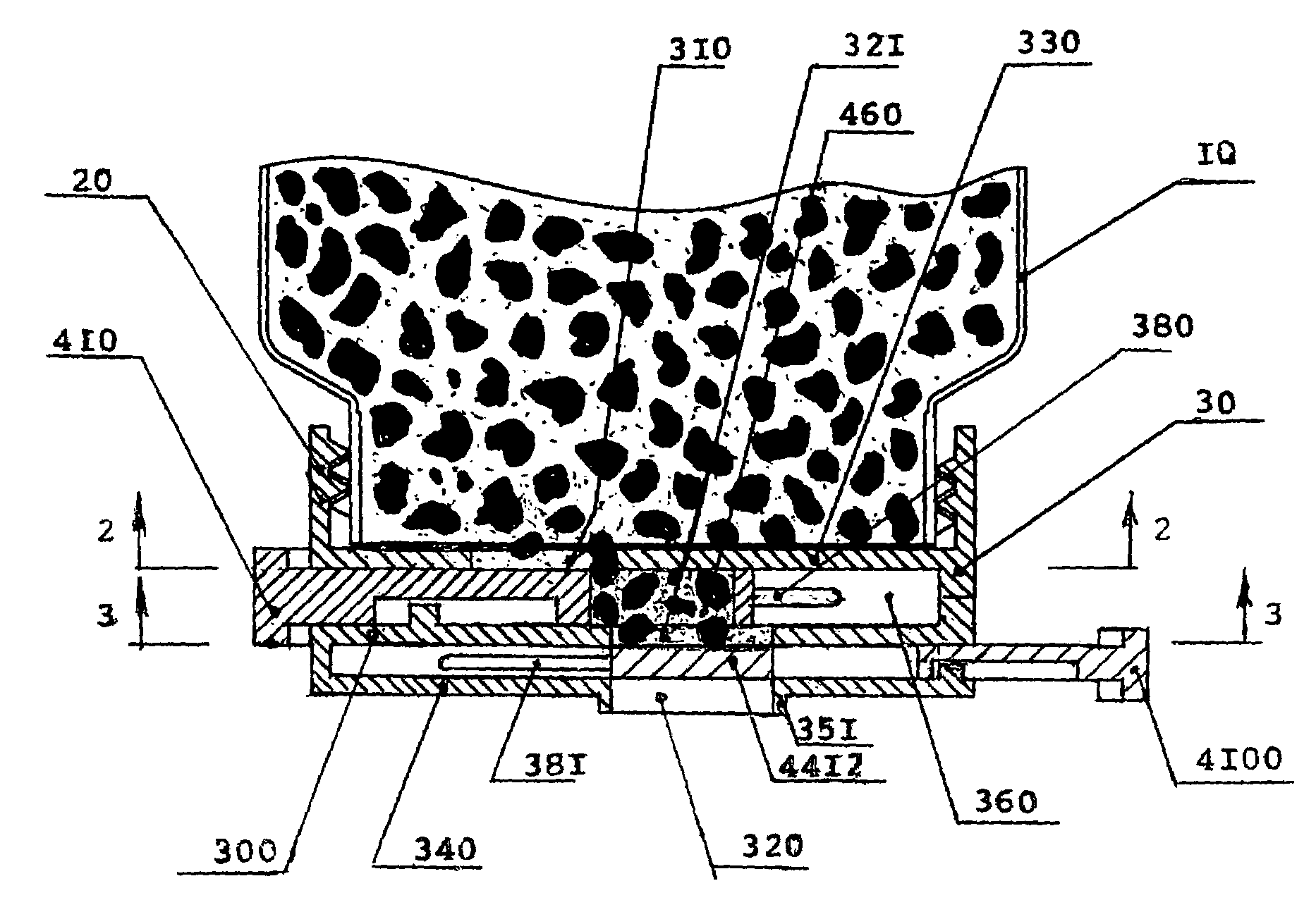 Device for measuring, dispensing and storing of granular, powder and grain materials