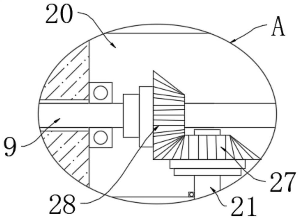 Monitoring device for security and protection construction of smart city