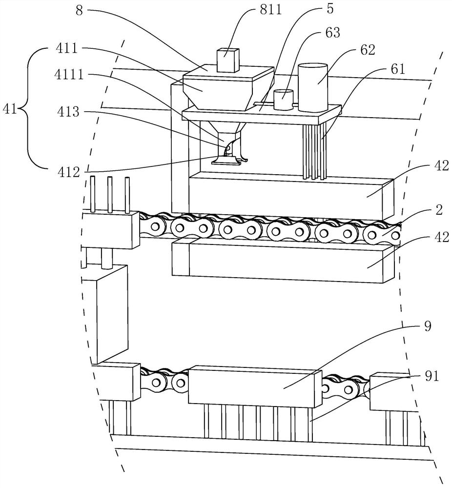 Setting machine and cloth production process using setting machine