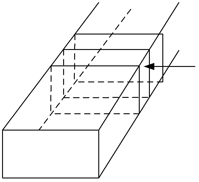 Online forecasting method for internal crack defect of casting blank