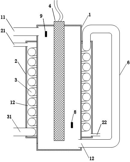 Combined quick-heating heat exchanger