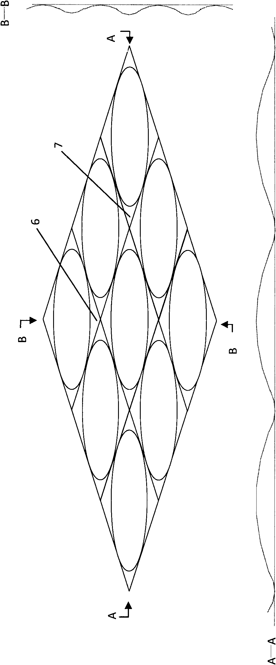 Light-reflecting device and reflector for street lamps