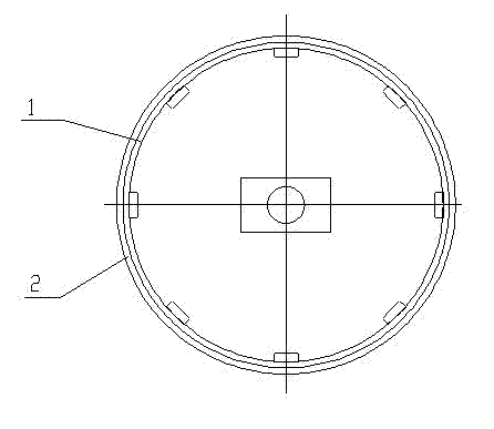 Tungsten crucible double-sleeve hoisting frame