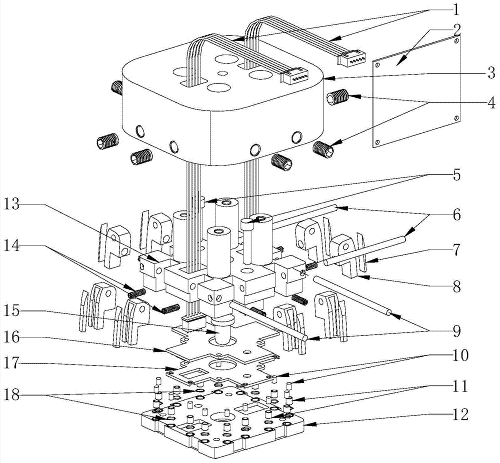 Magnetism isolating structure of assembling manipulator of automatic magnet assembling machine