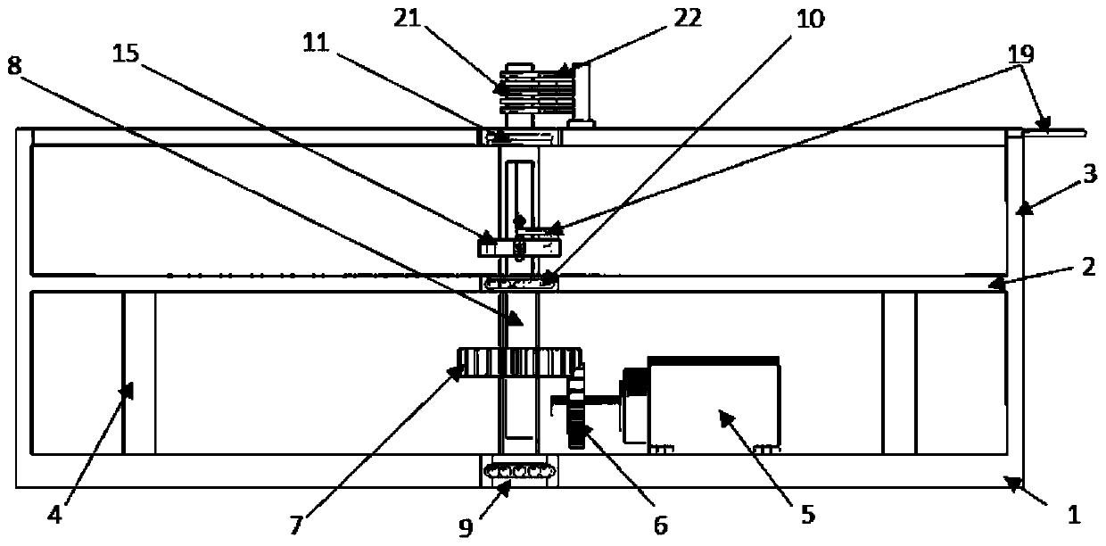 A static calibration device and method for a tension sensor in a weightless environment