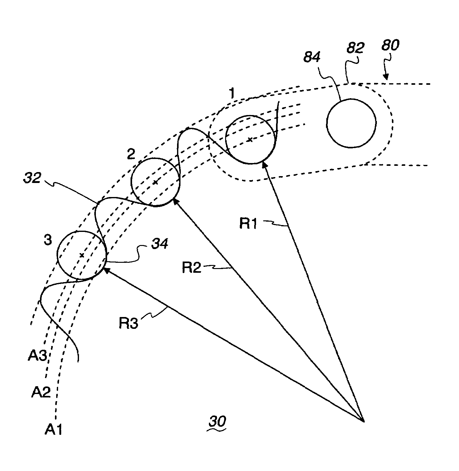 Tension-reducing random sprocket