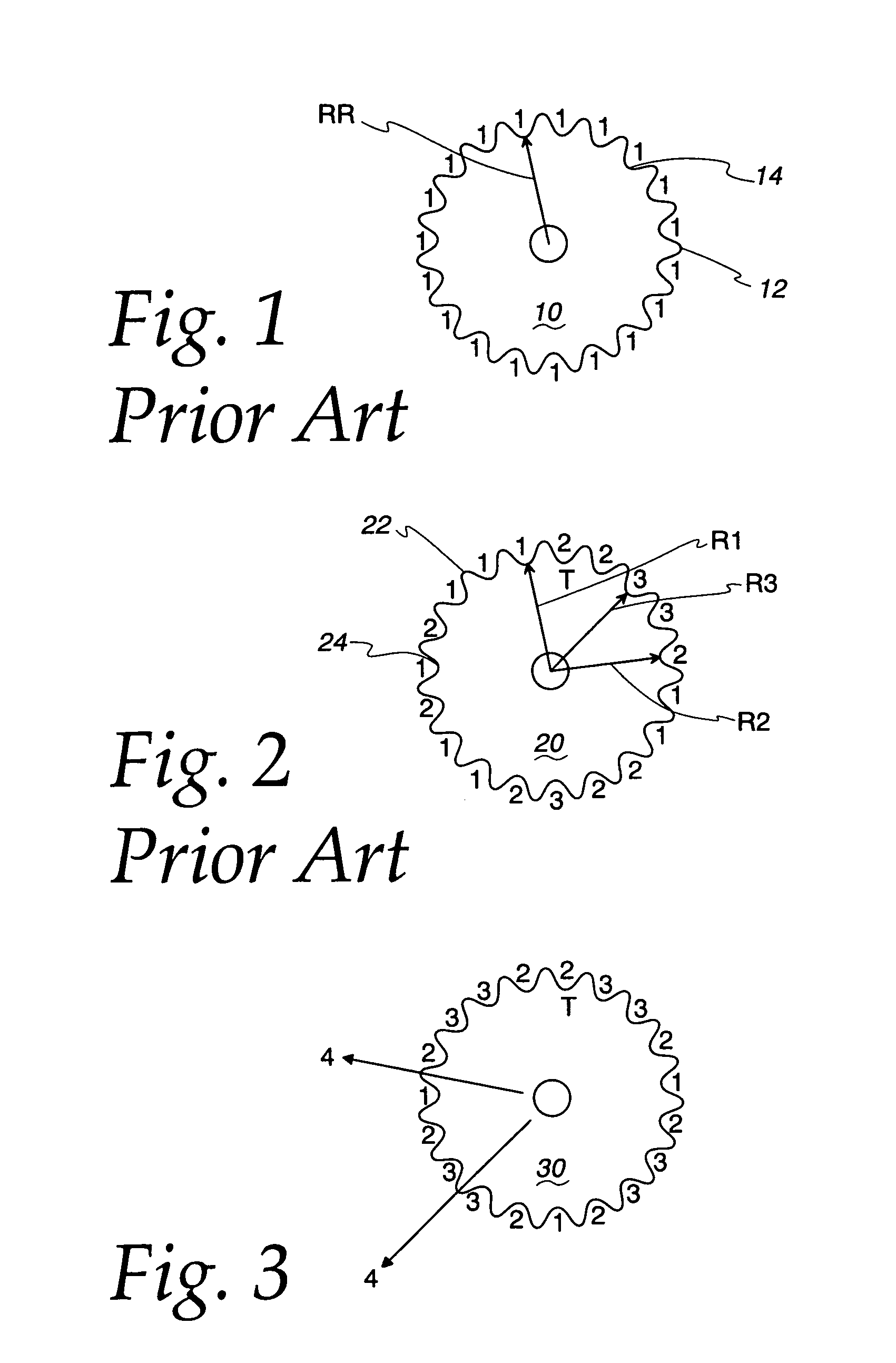 Tension-reducing random sprocket