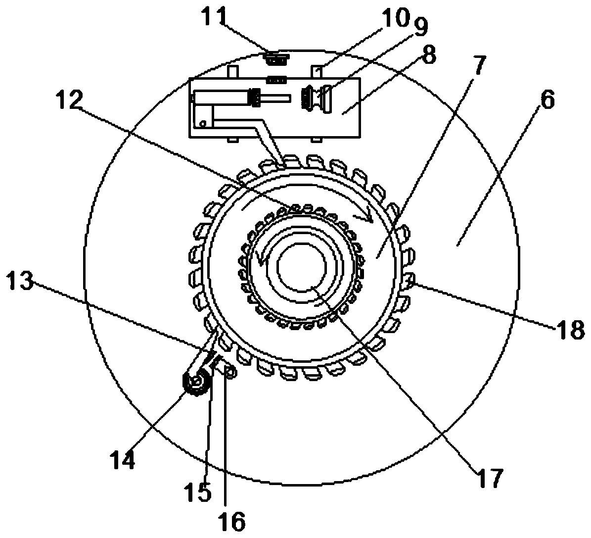 Oblique photogrammetric camera carrying device for unmanned aerial vehicle