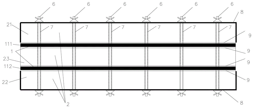 Buckling restrained soft steel energy dissipation wall