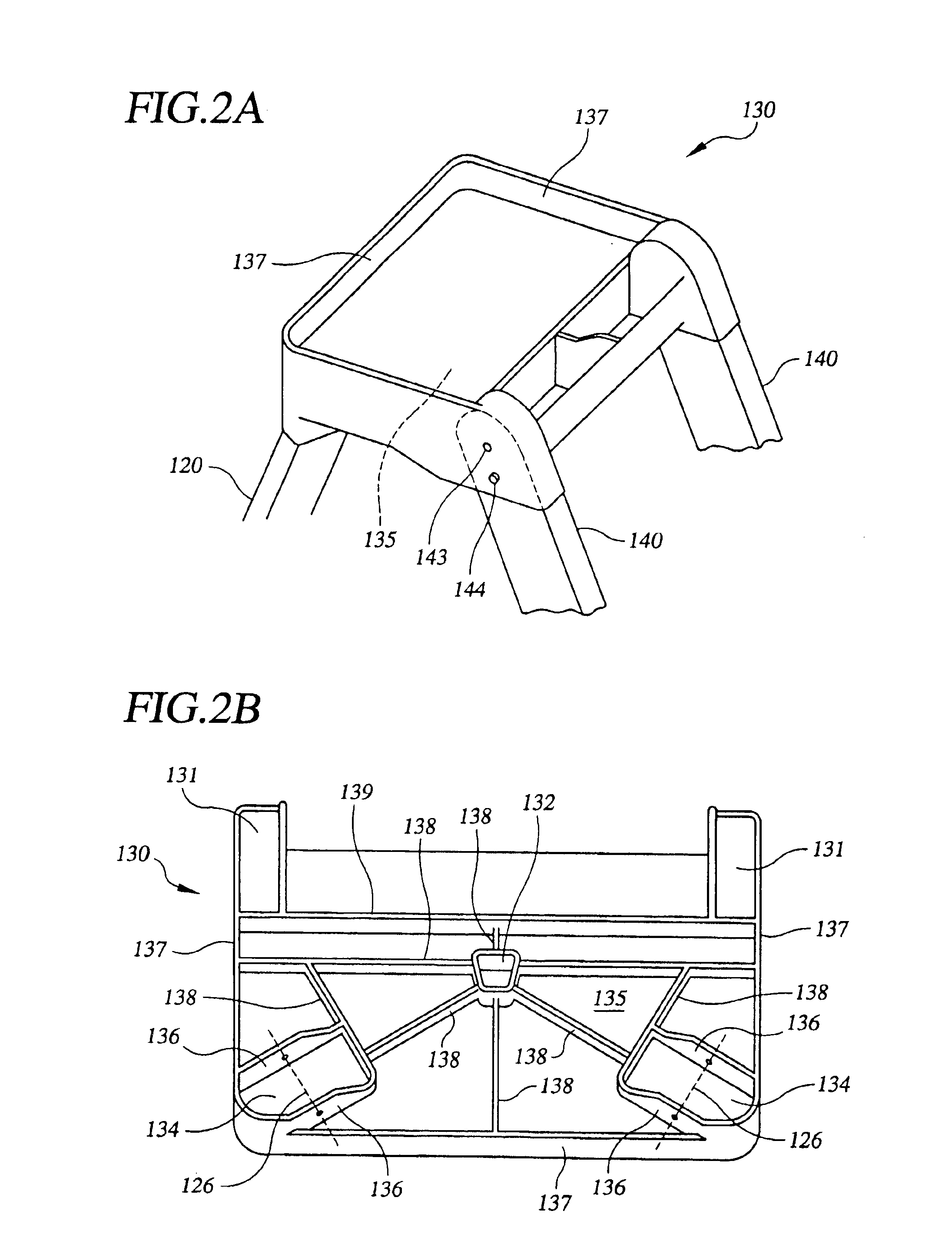 Ergonomically improved tripod stepladder