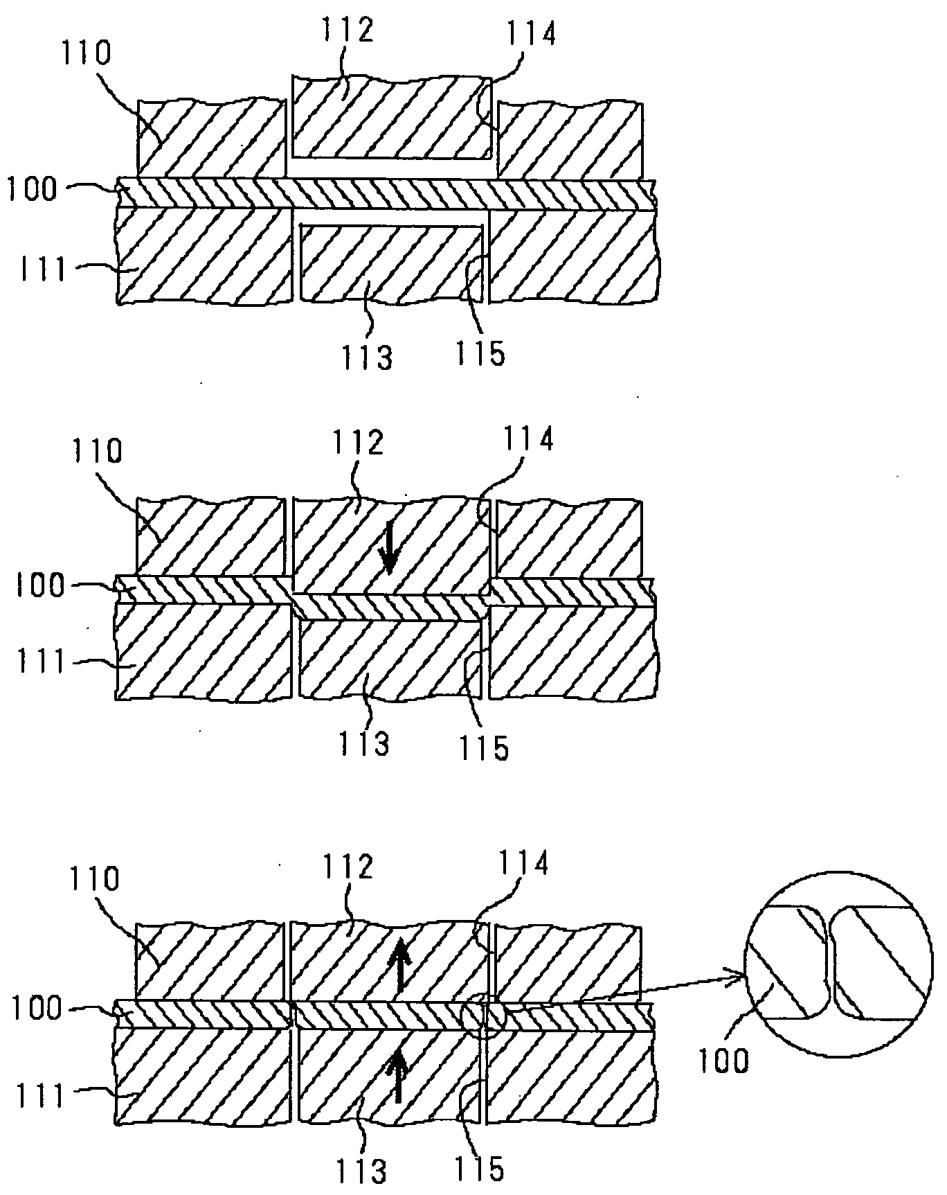 Shearing method for thin plate