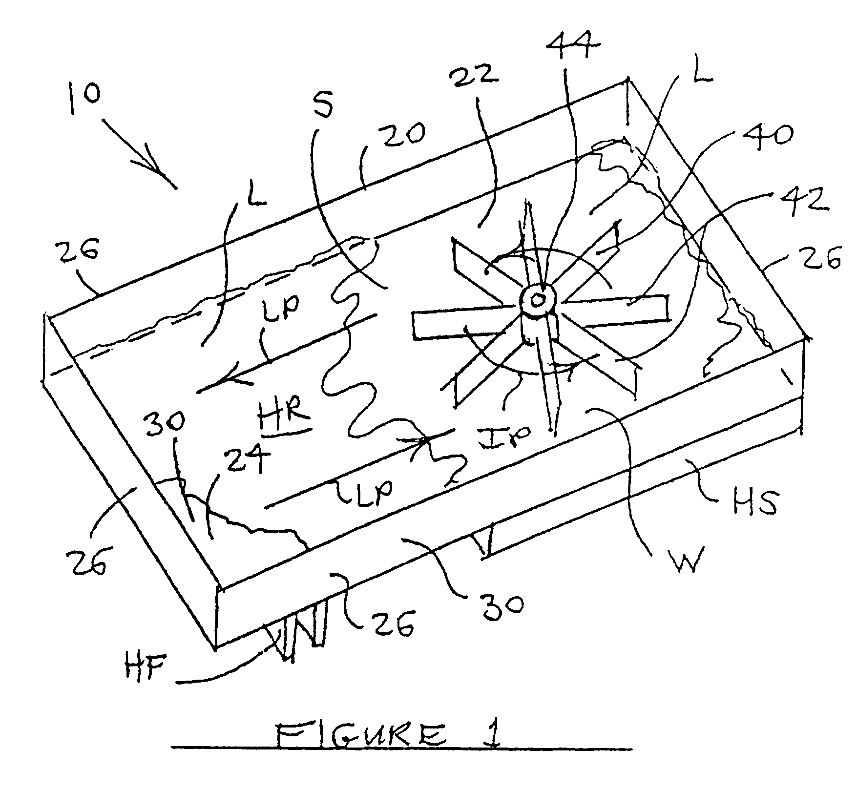 Impeller driven active heat sink