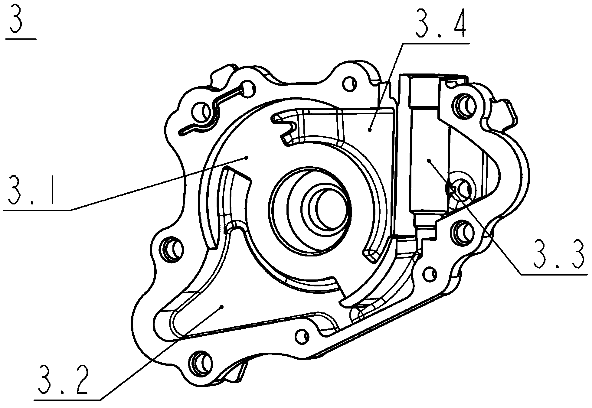 Variable displacement rotor oil pump