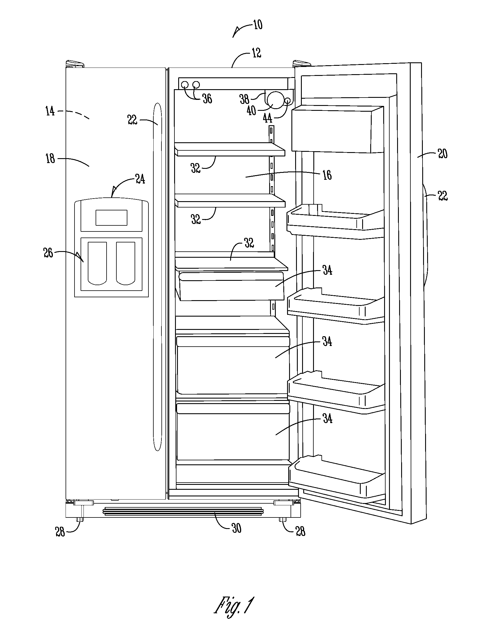 Water reservoir pressure vessel