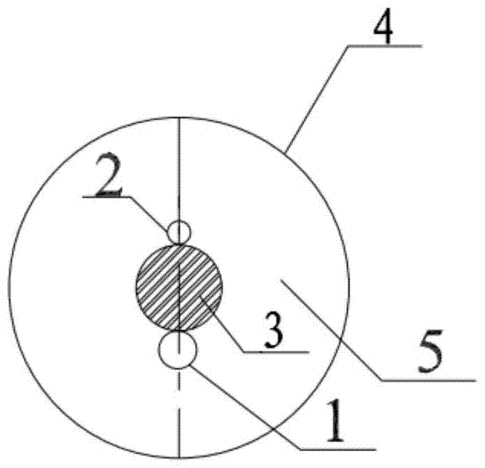 A grouting method for high-density anchor bolts