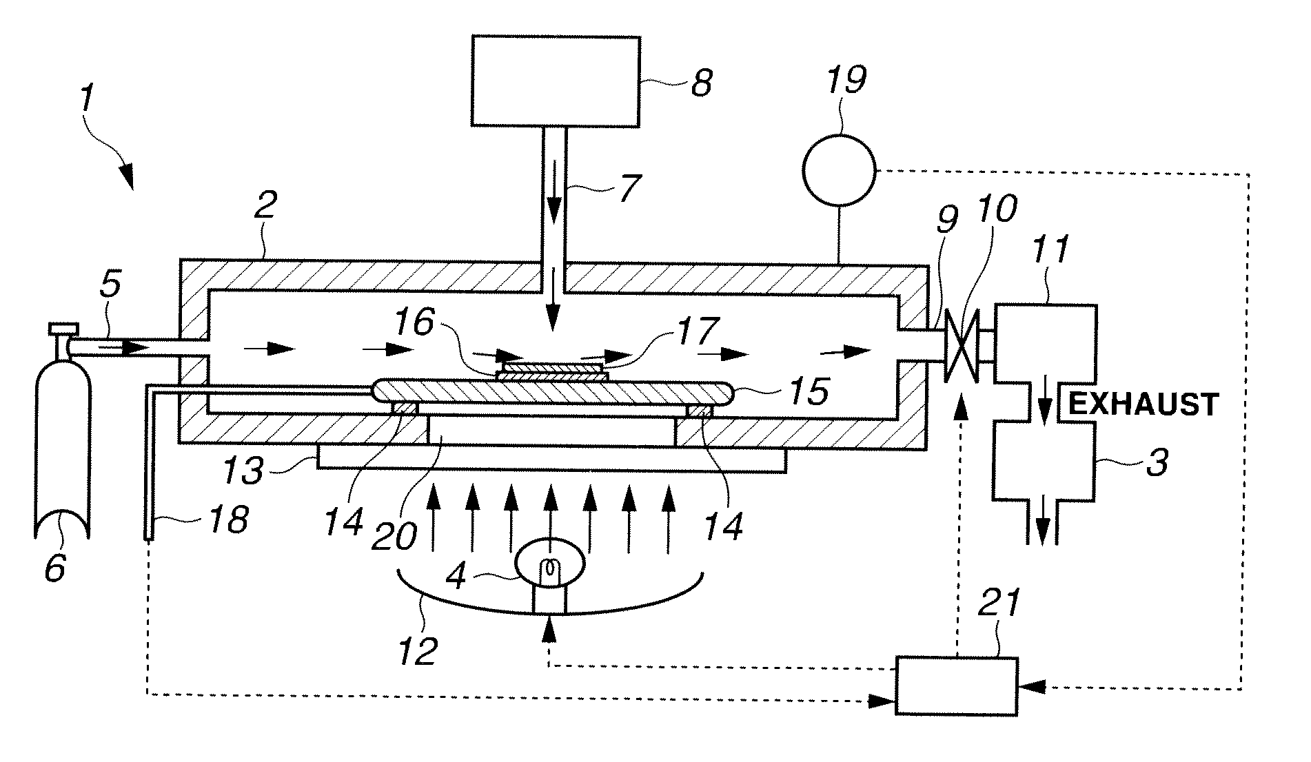 Method of removing resist and apparatus therefor