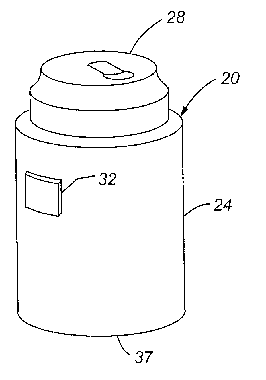 Multi-pole magnetized beverage container holder