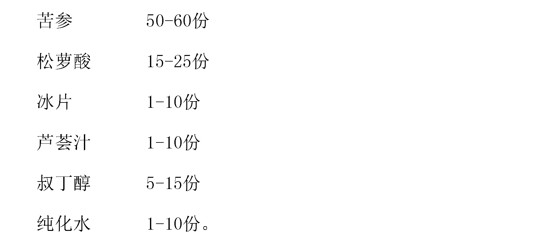 Nano composite sophorae flavescentis preparation and preparation method thereof