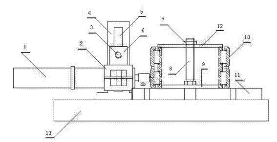 Device measuring radial internal clearance of bearing