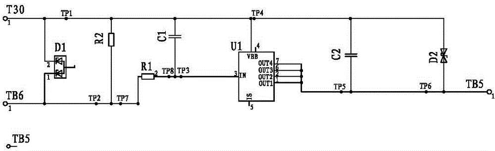 Low-thermal-resistance low-cost automobile solid-state relay