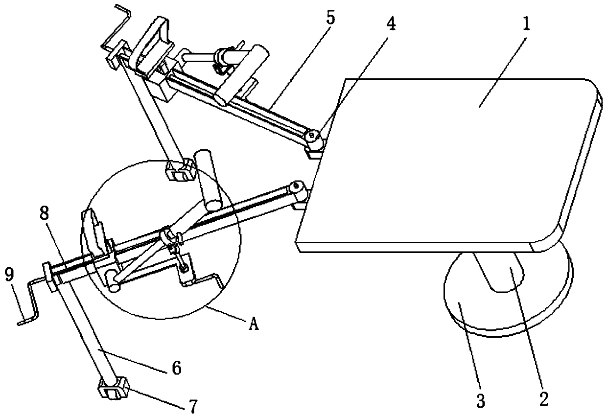 Orthopedic auxiliary traction device