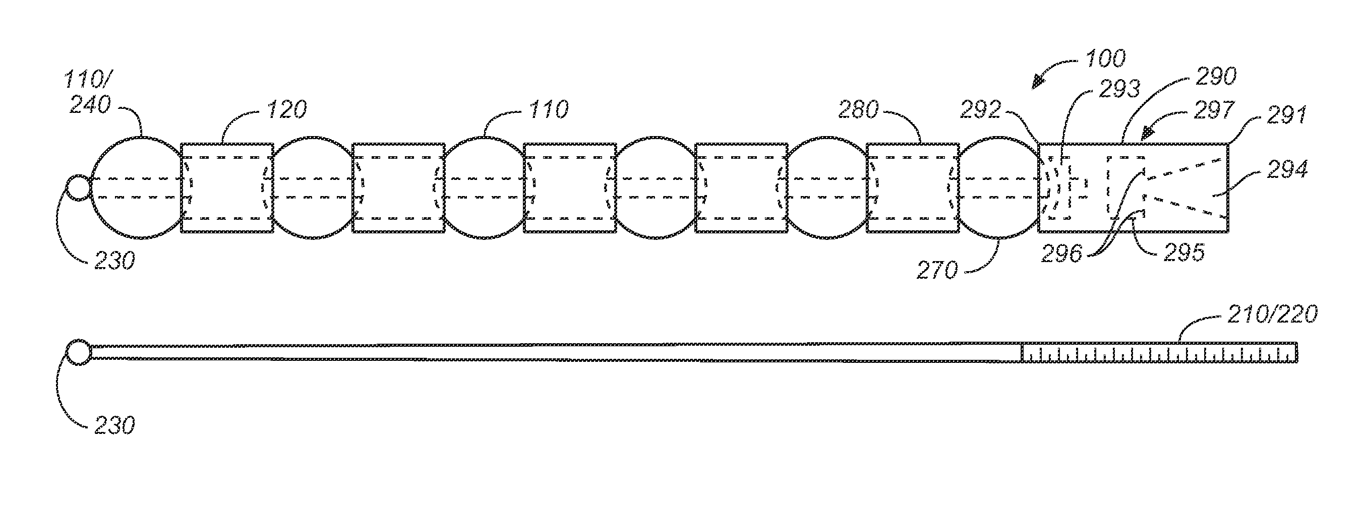 Multi-articulated fracture fixation device with adjustable modulus of rigidity