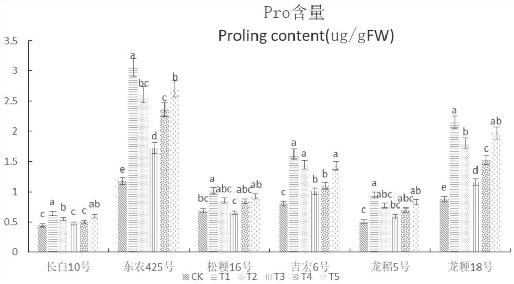 Method for improving alkali resistance of rice