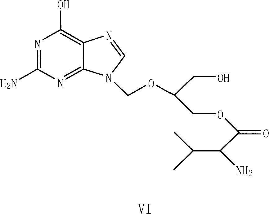 Preparation method for ganciclovir valine ester derivative