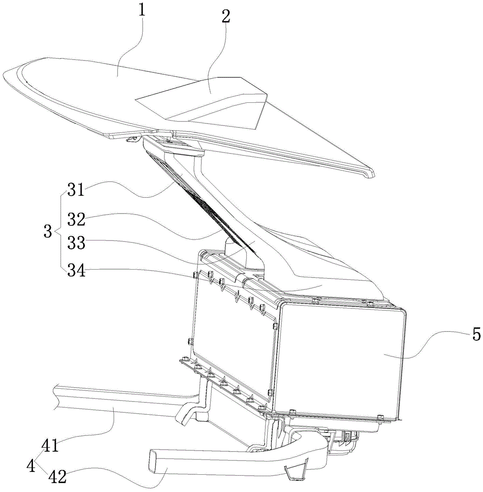 Air duct cooling system for vehicle battery pack