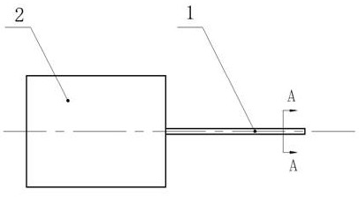 Center contact element, connector and crimping end structure of center contact element of connector