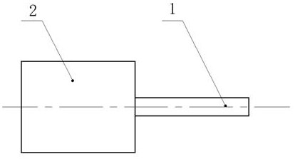 Center contact element, connector and crimping end structure of center contact element of connector