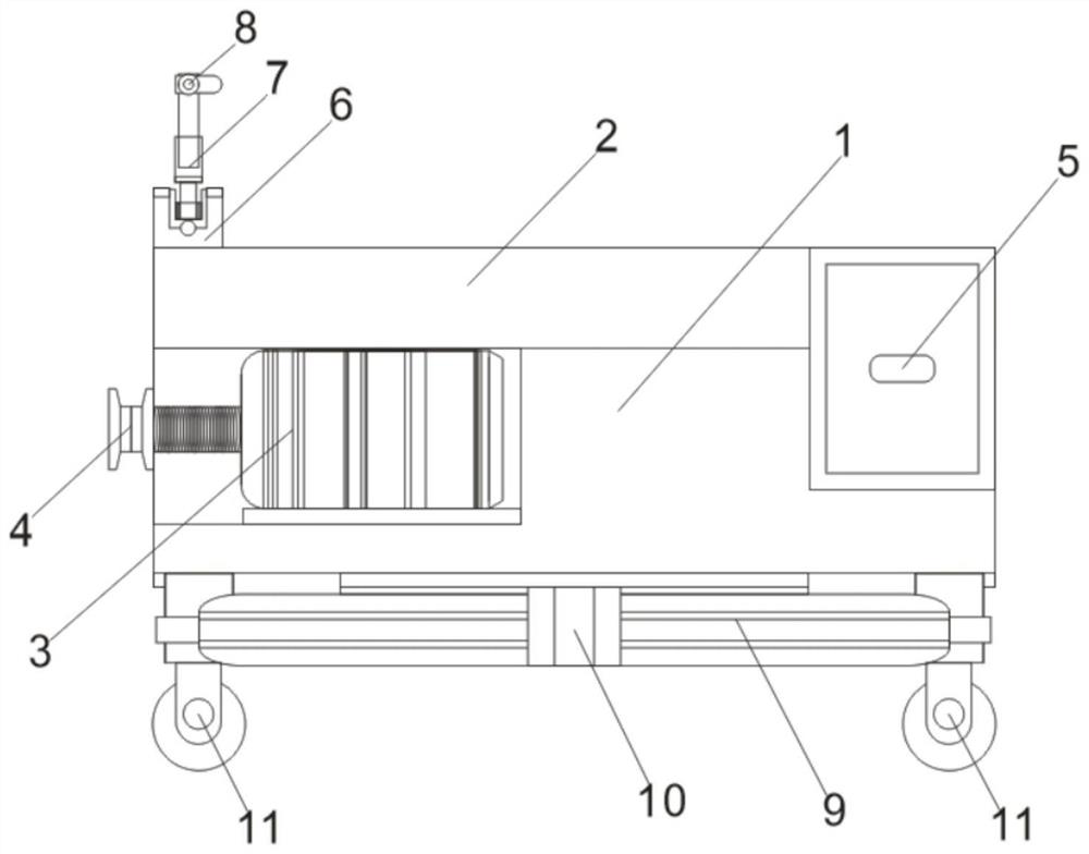 Maintenance platform with rotating structure for mounting and dismounting electromechanical device