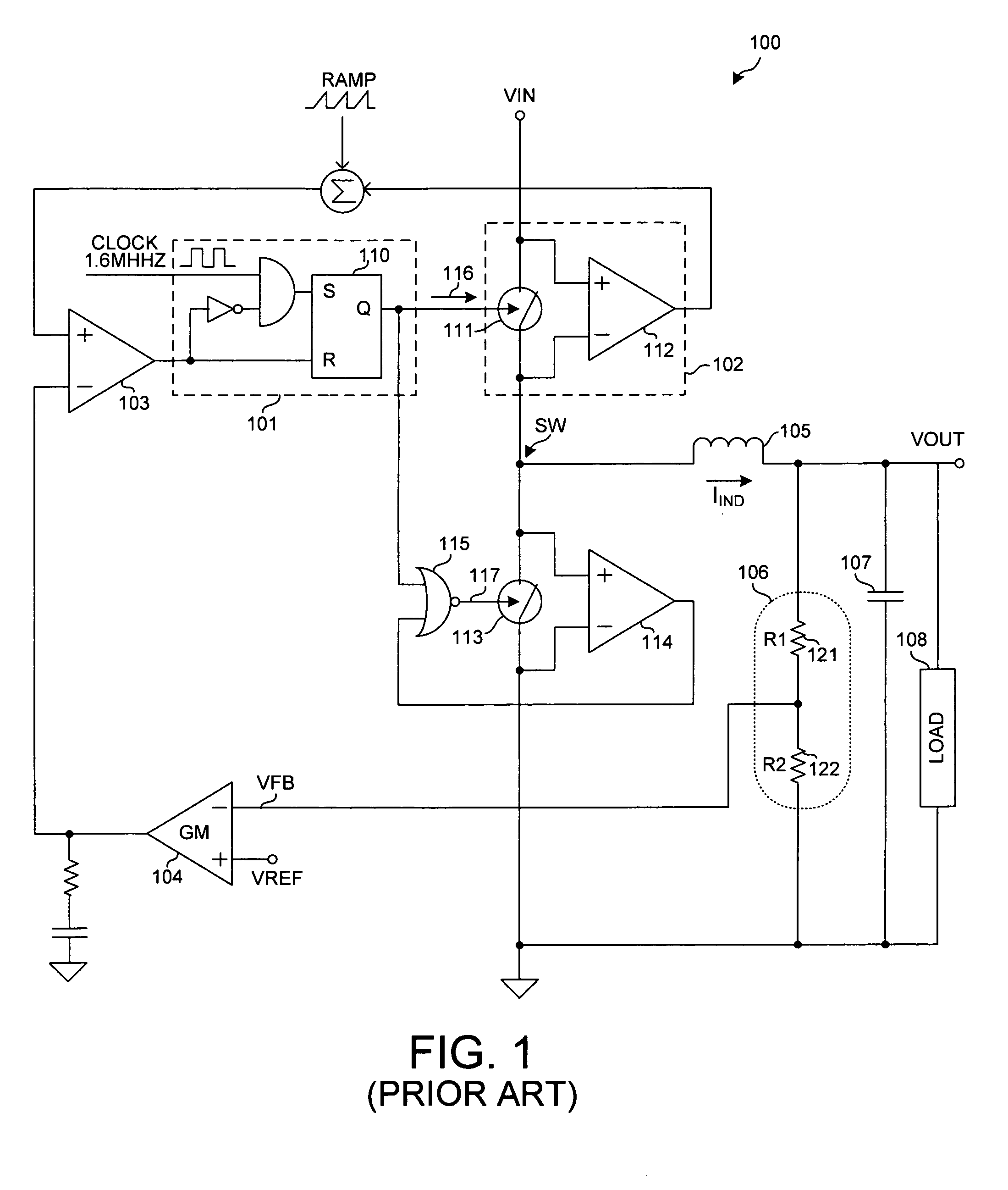 High efficiency voltage regulator with auto power-save mode