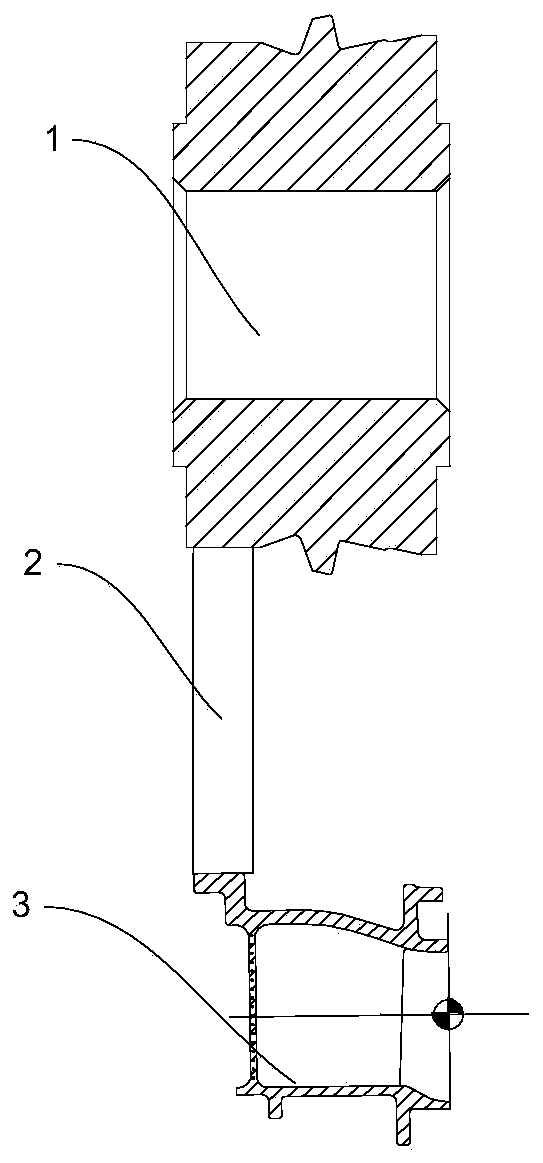 Method for machining arc and end surface of turbine guide blade of small gas turbine