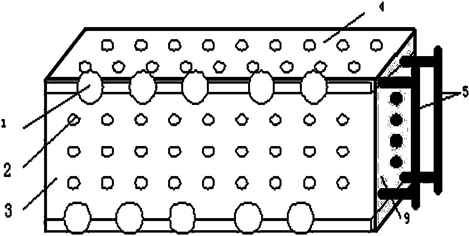 Pure battery box of electric automobile suitable for replacing battery mode