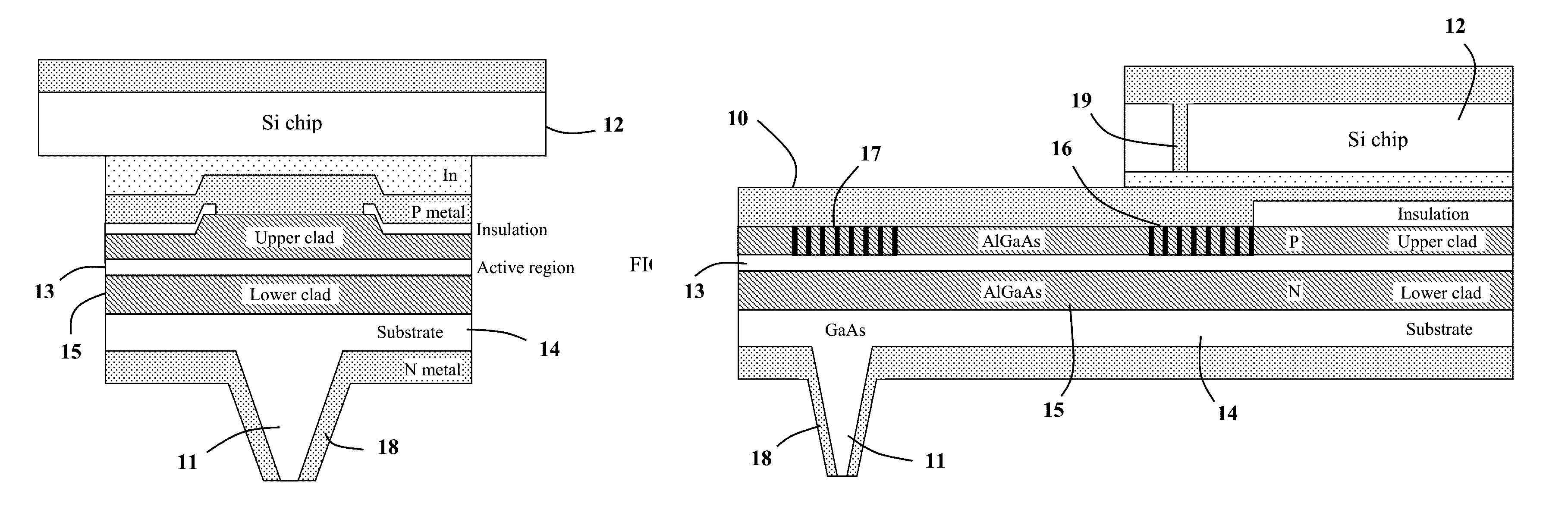 Atomic force microscopy active optical probe