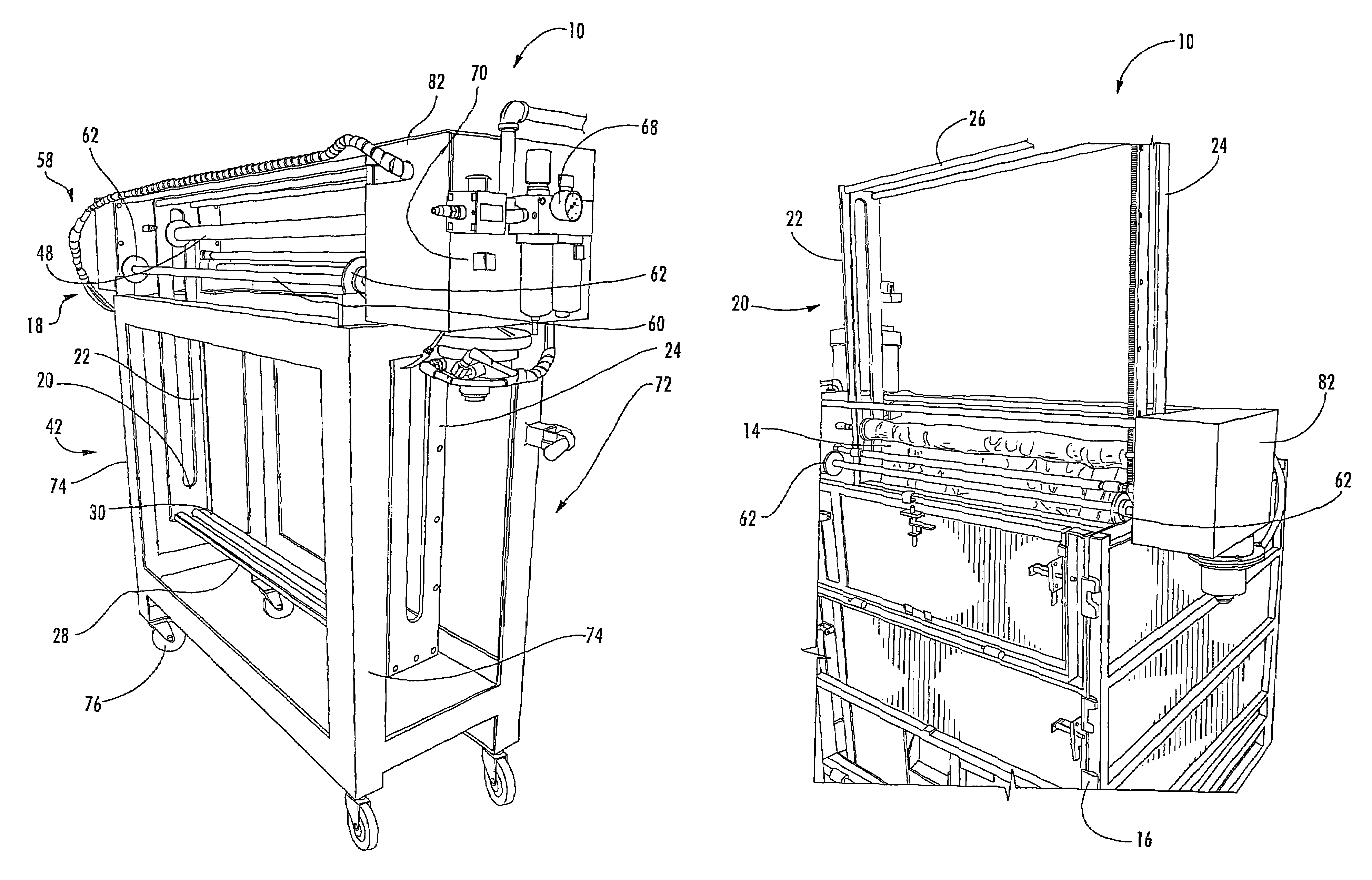 Wringing device