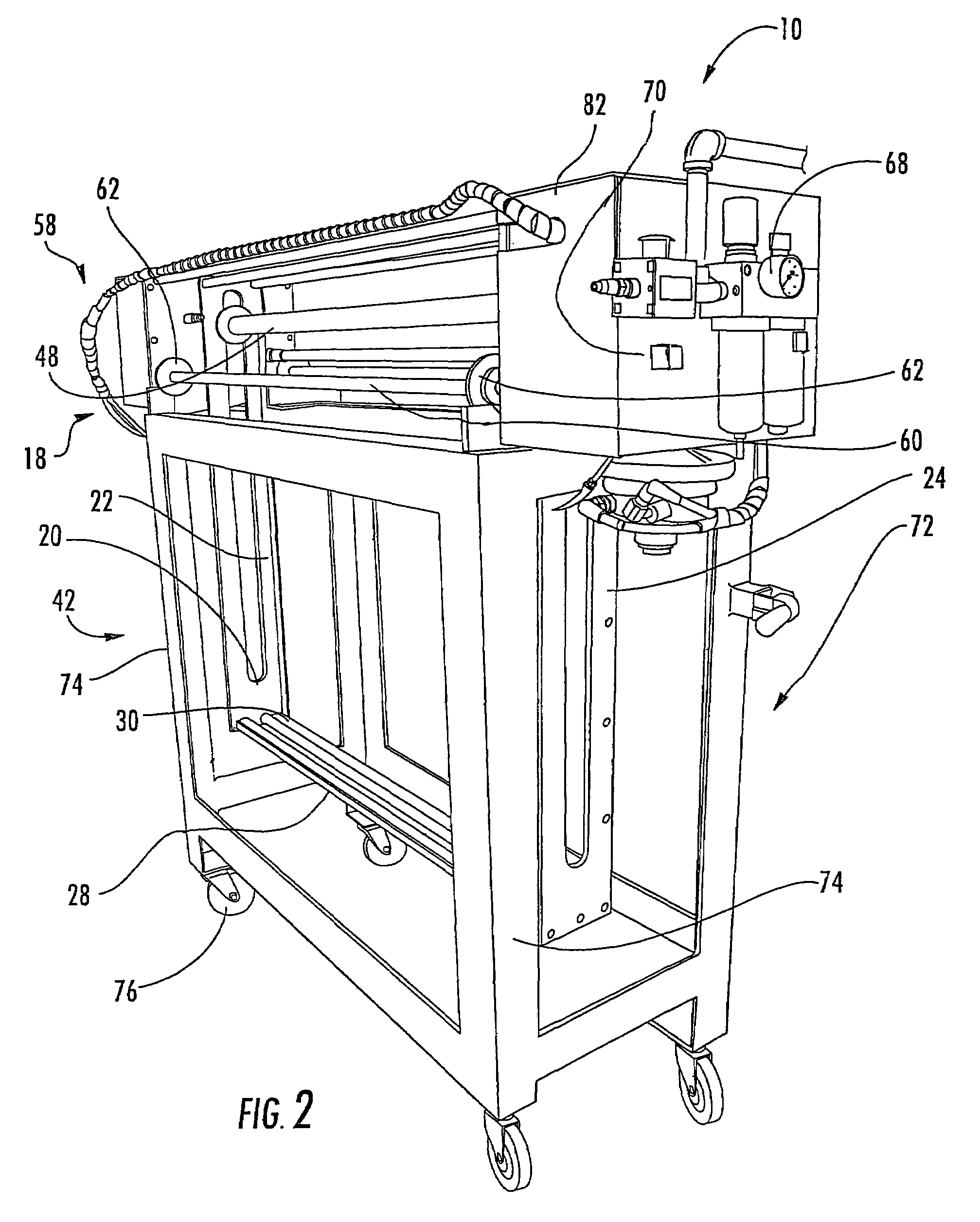 Wringing device