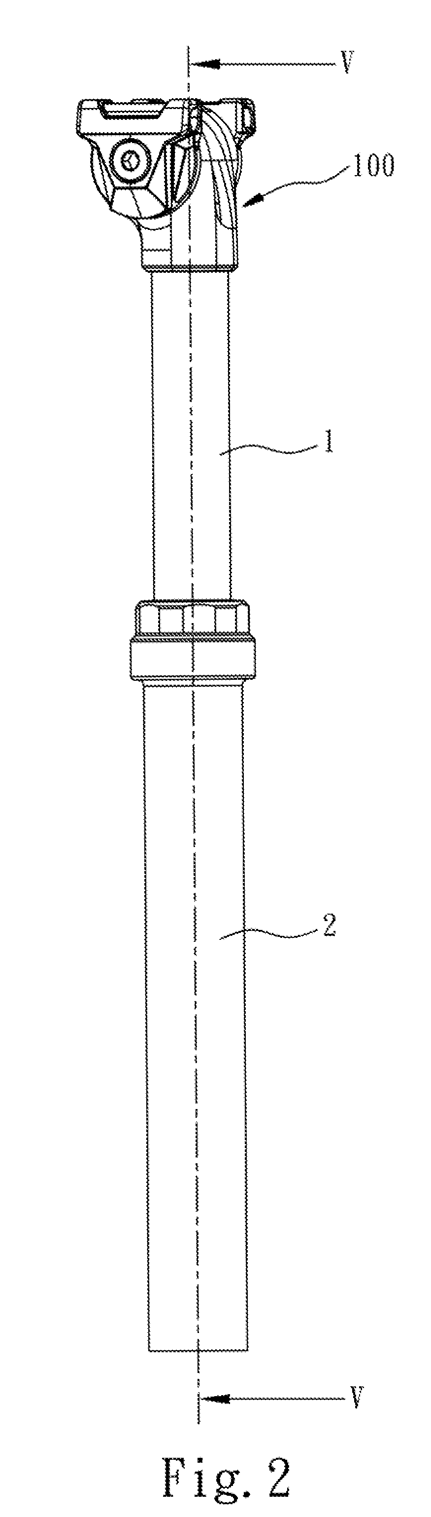 Multi-position adjustable height seat post