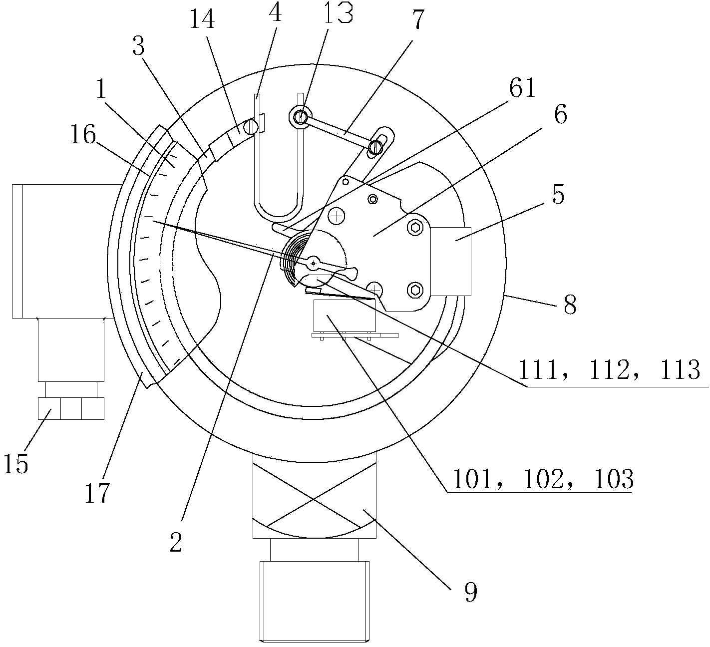 Sulfur hexafluoride gas density relay