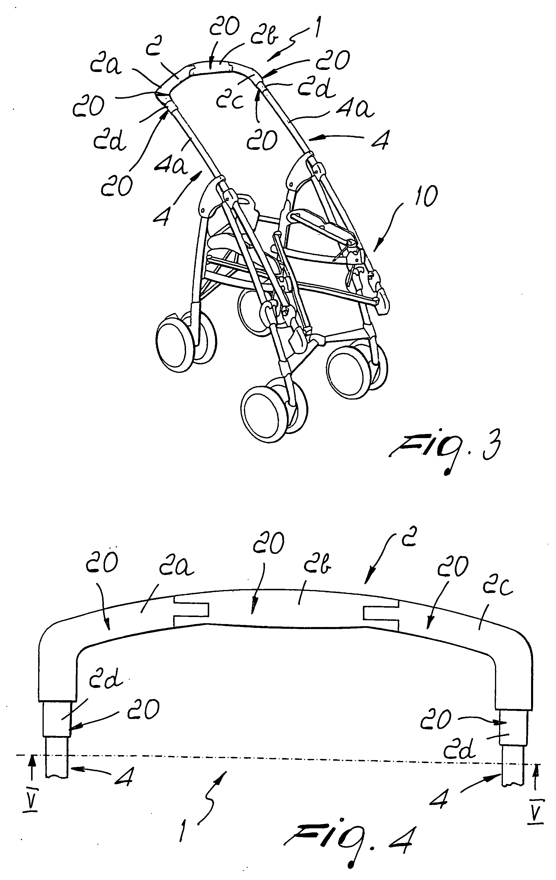 Grip device, particularly for pushchairs, prams and the like