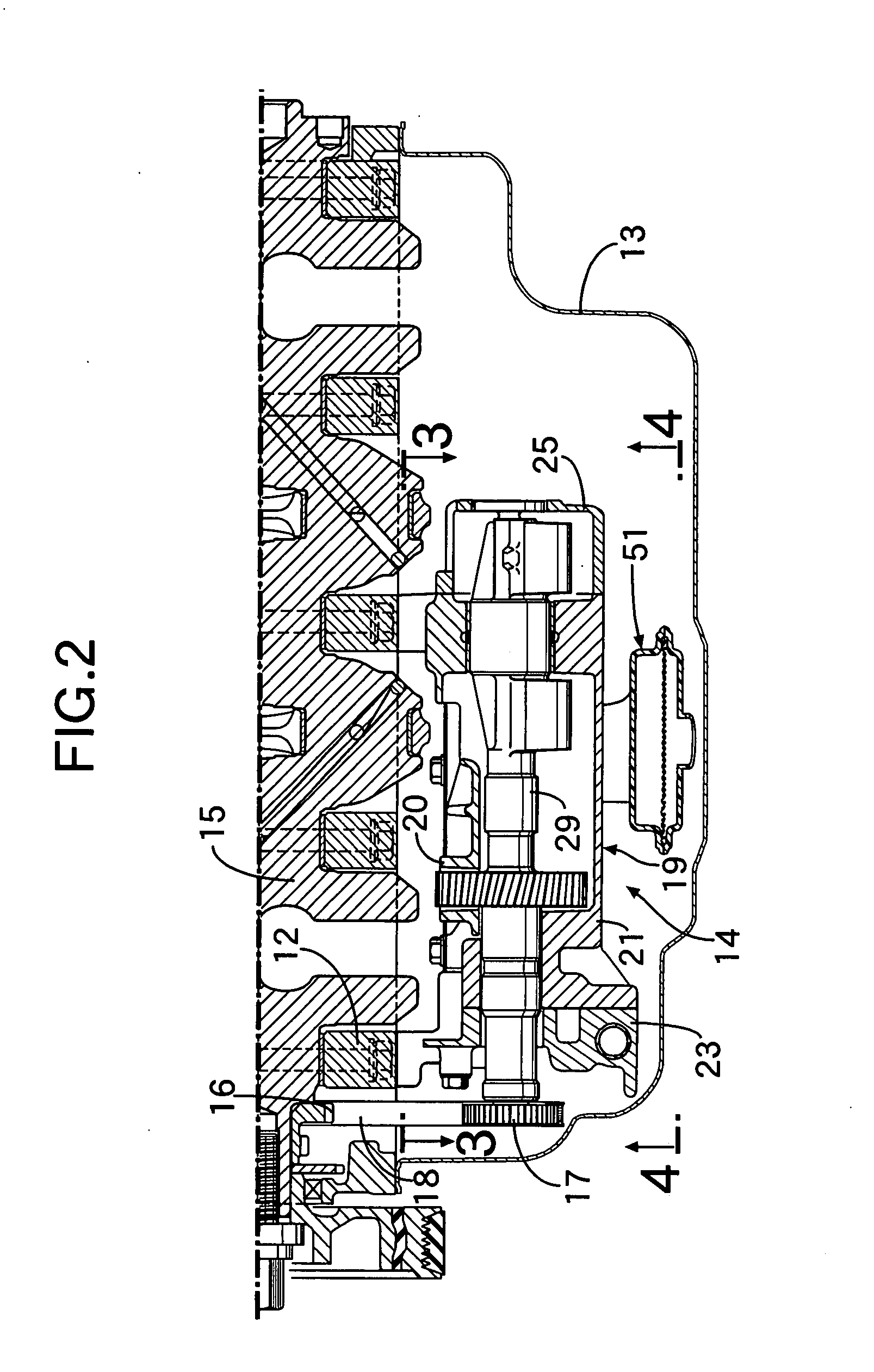 Oil strainer structure of engine and oil return structure of engine