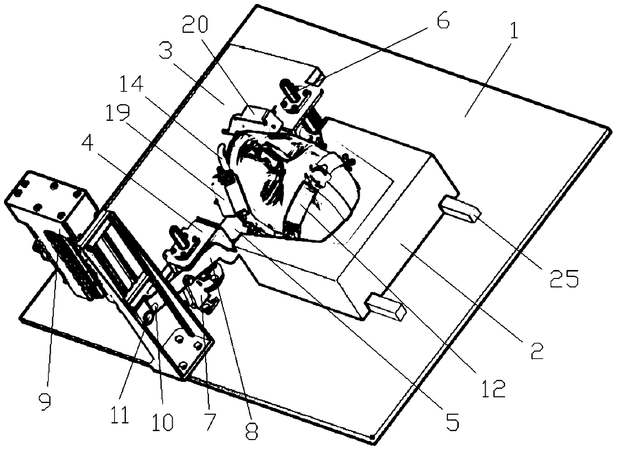 Automatic adjusting device for airway opening positions