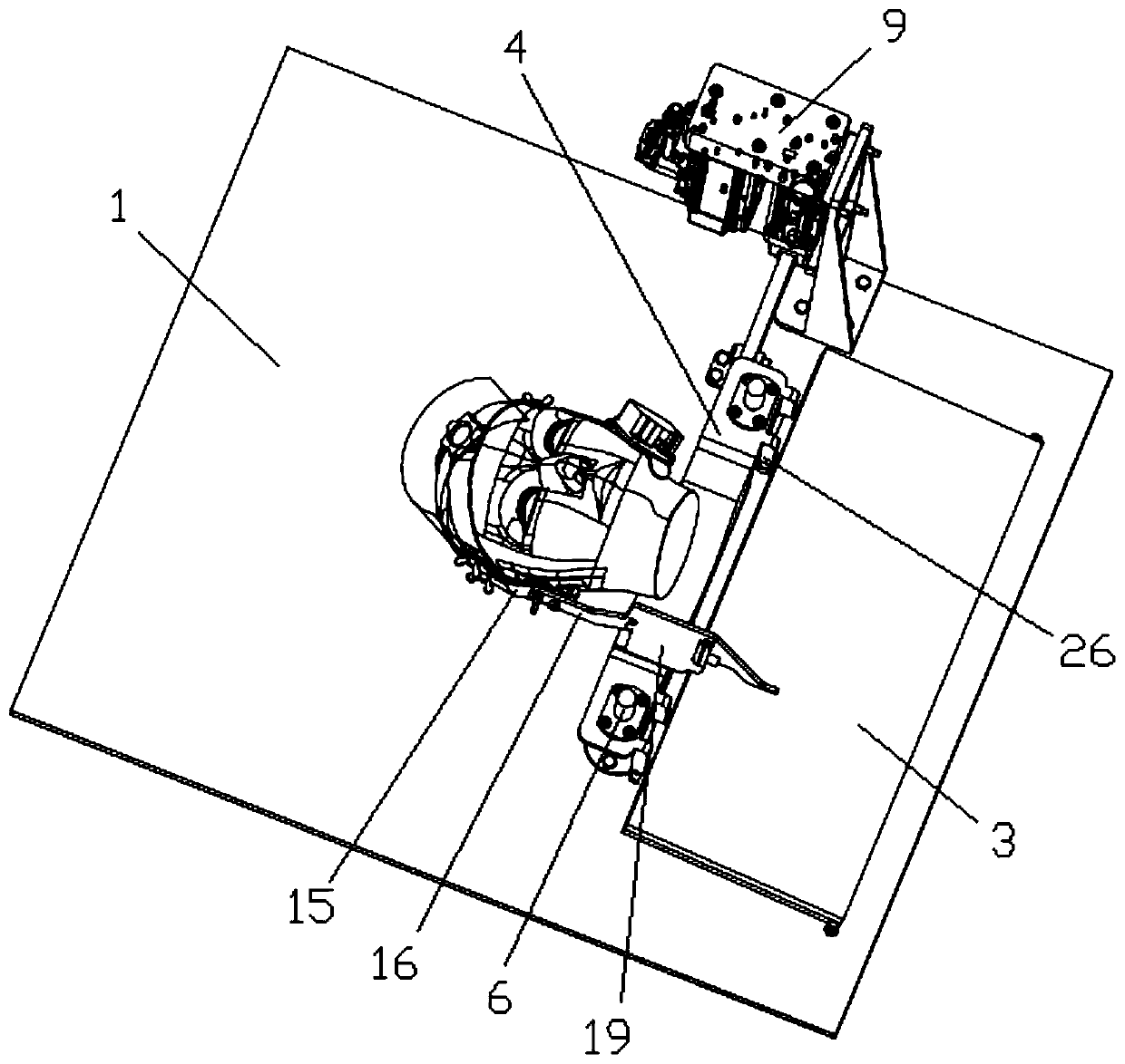 Automatic adjusting device for airway opening positions