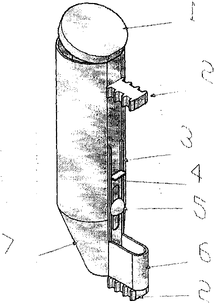 External-hanging type cereal hamper for birds