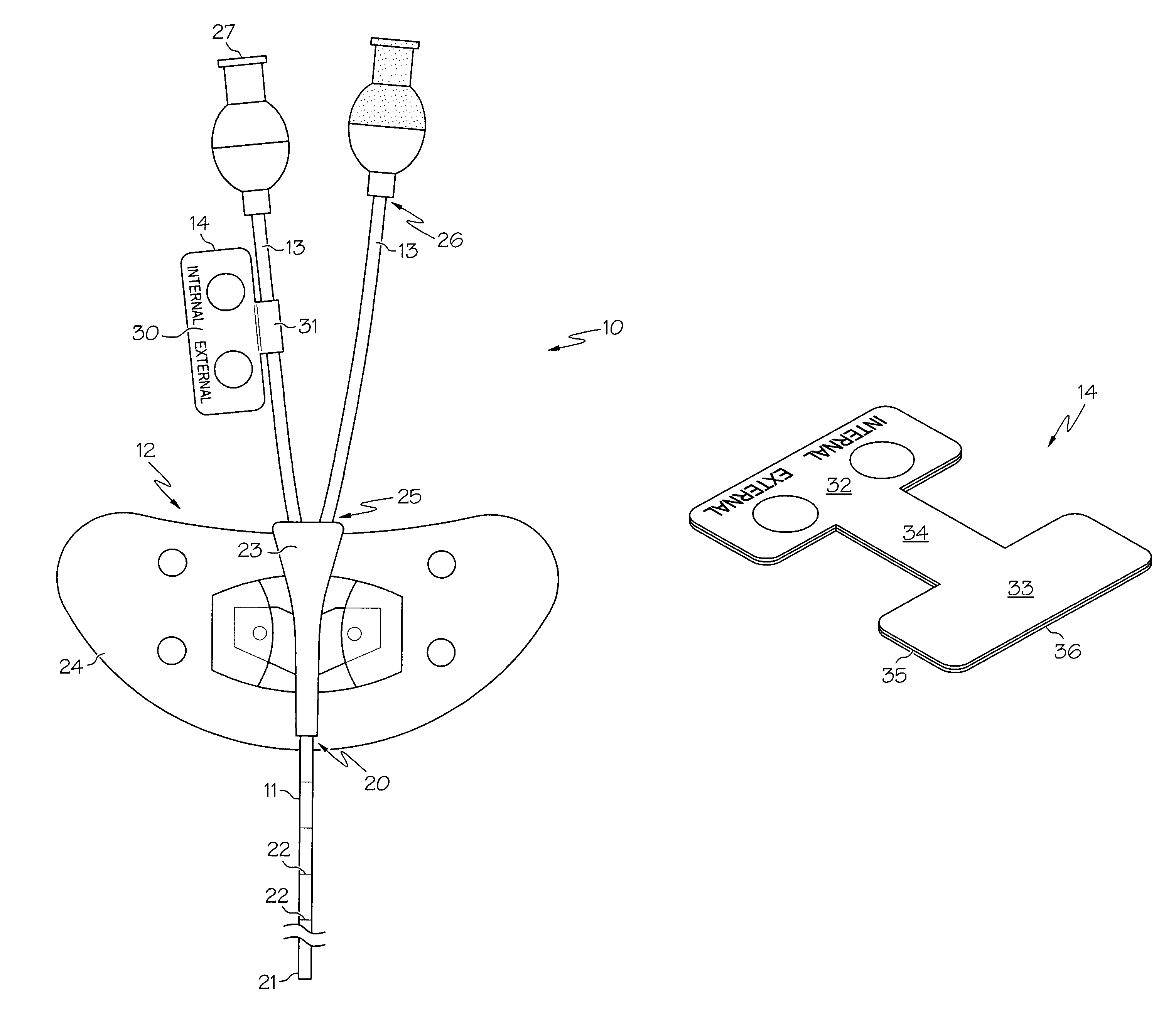 Catheter with position indicator