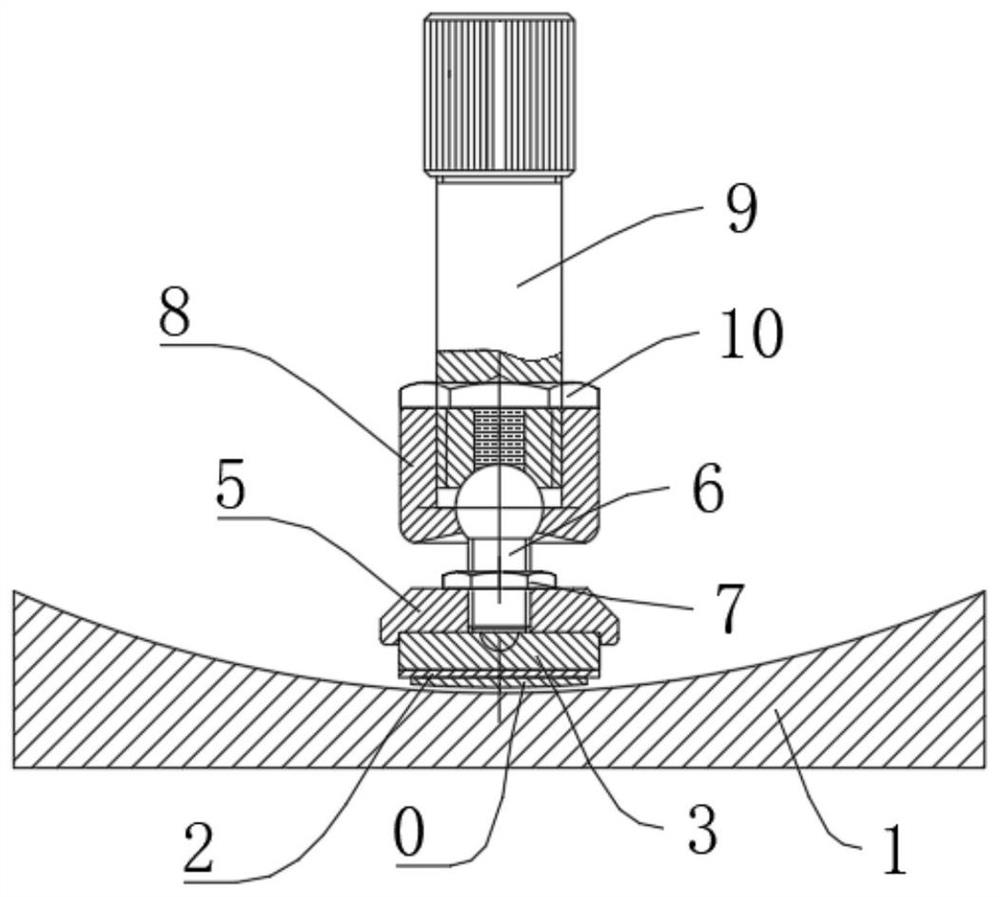 Convex wafer workpiece grinding device