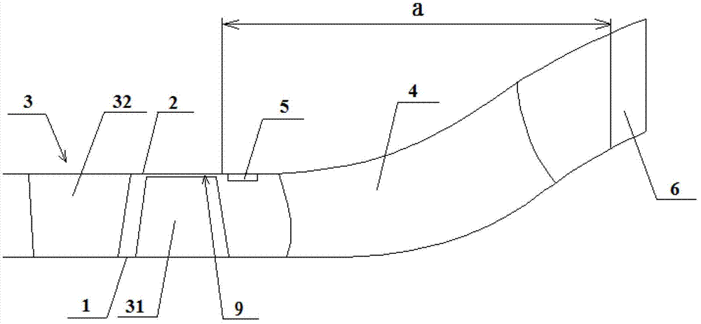 Engine airflow passage structure and fanjet