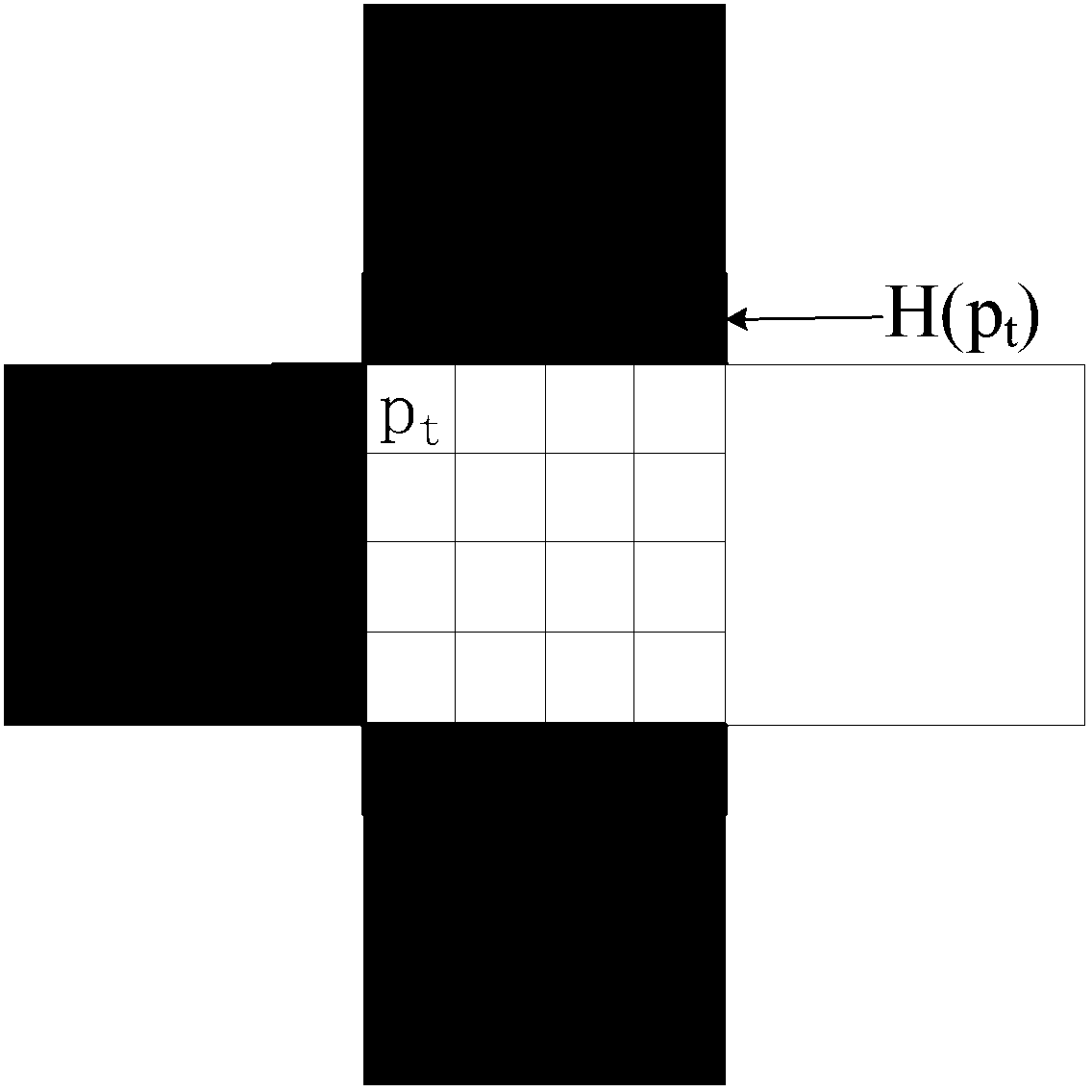 Method for concealing time-domain errors on basis of inter-frame modes and movement repair